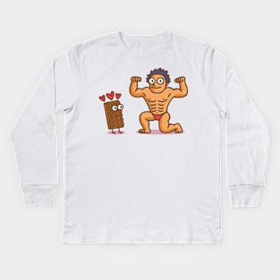 Six Pack Kids Long Sleeve T-Shirt